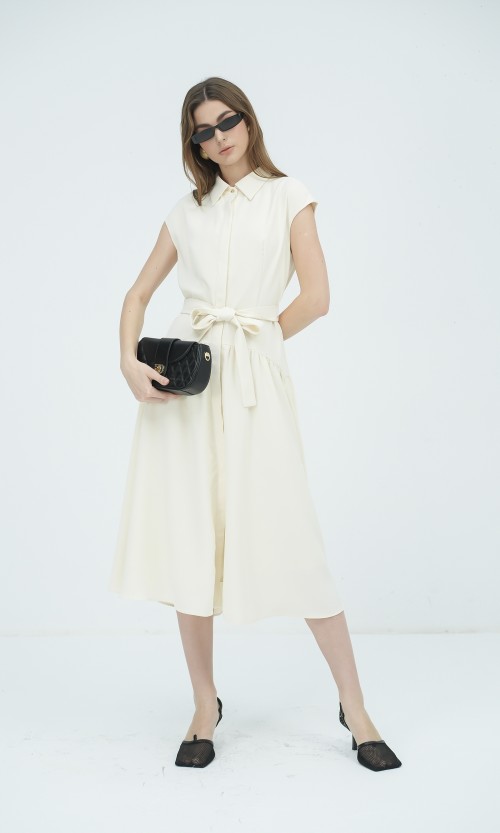 Sixdo SIXDO Woven Flared Dress for Women